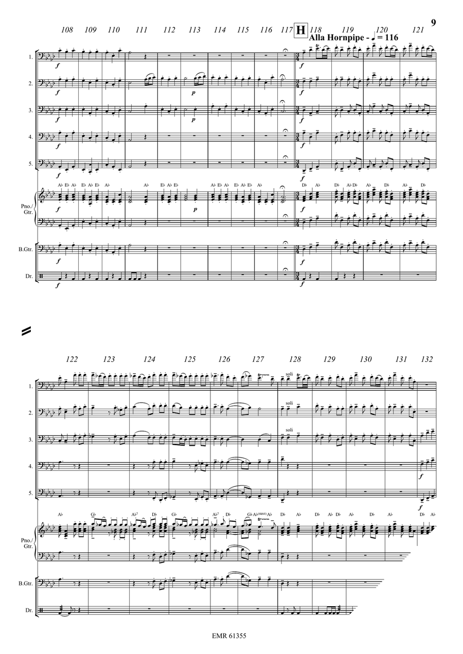 Water Music Highlights Water Music Highlights Trombone scores gallery preview page 9