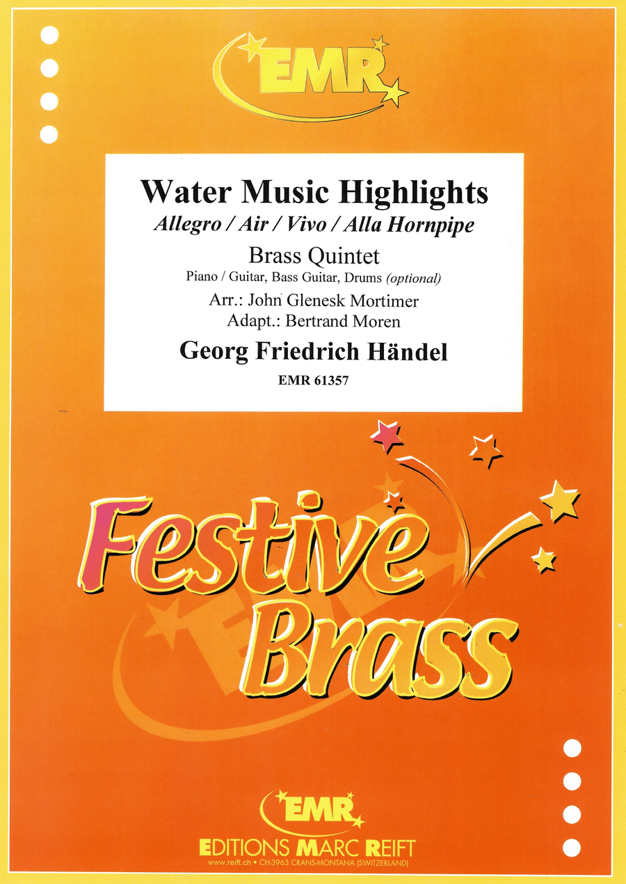 Water Music Highlights Water Music Highlights Brass Quintet scores gallery preview page 1