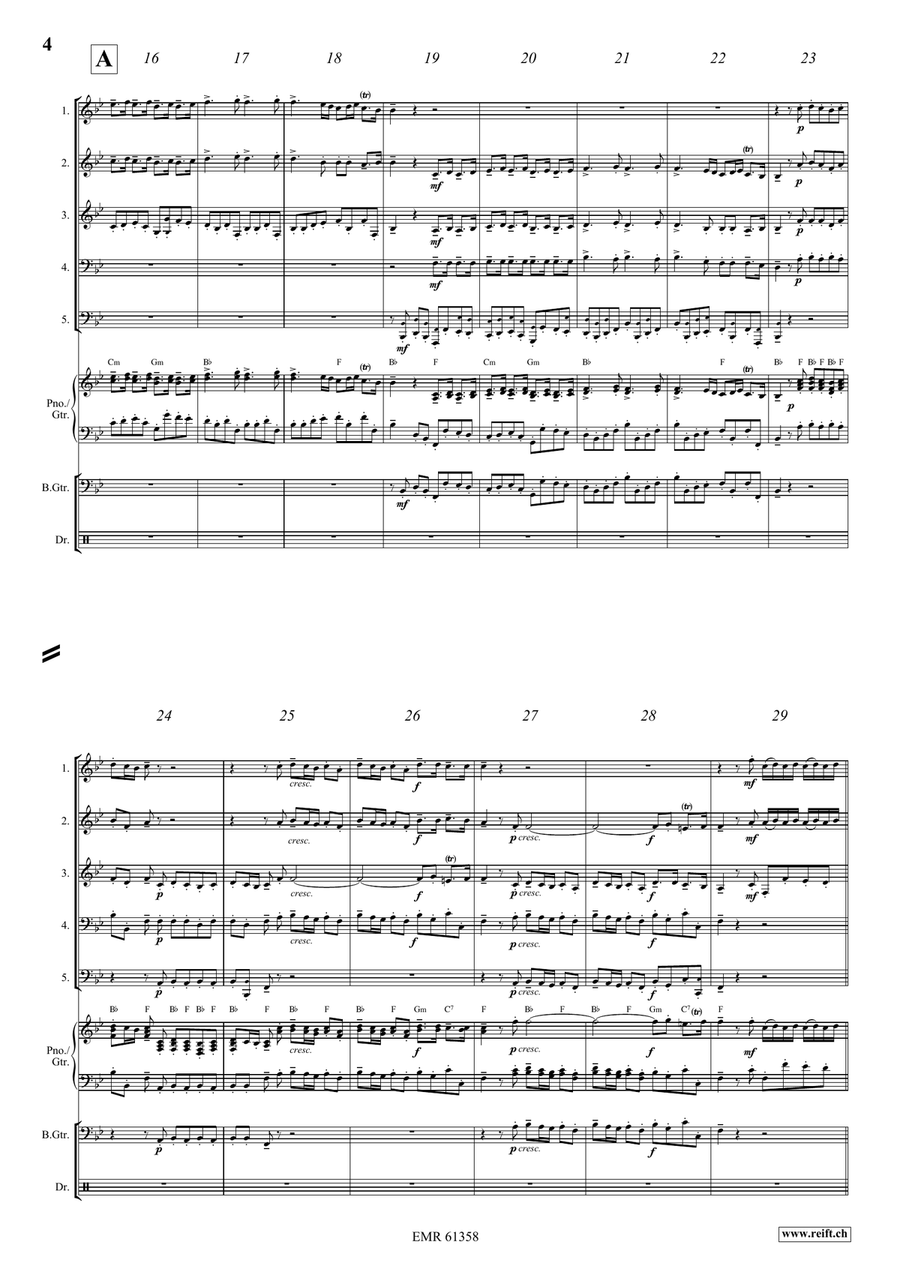 Water Music Highlights Water Music Highlights Woodwind Quintet scores gallery preview page 4
