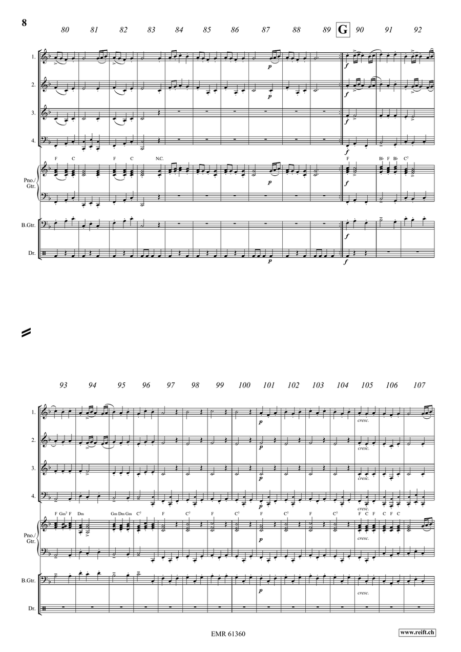 Water Music Highlights Score scores gallery preview page 8