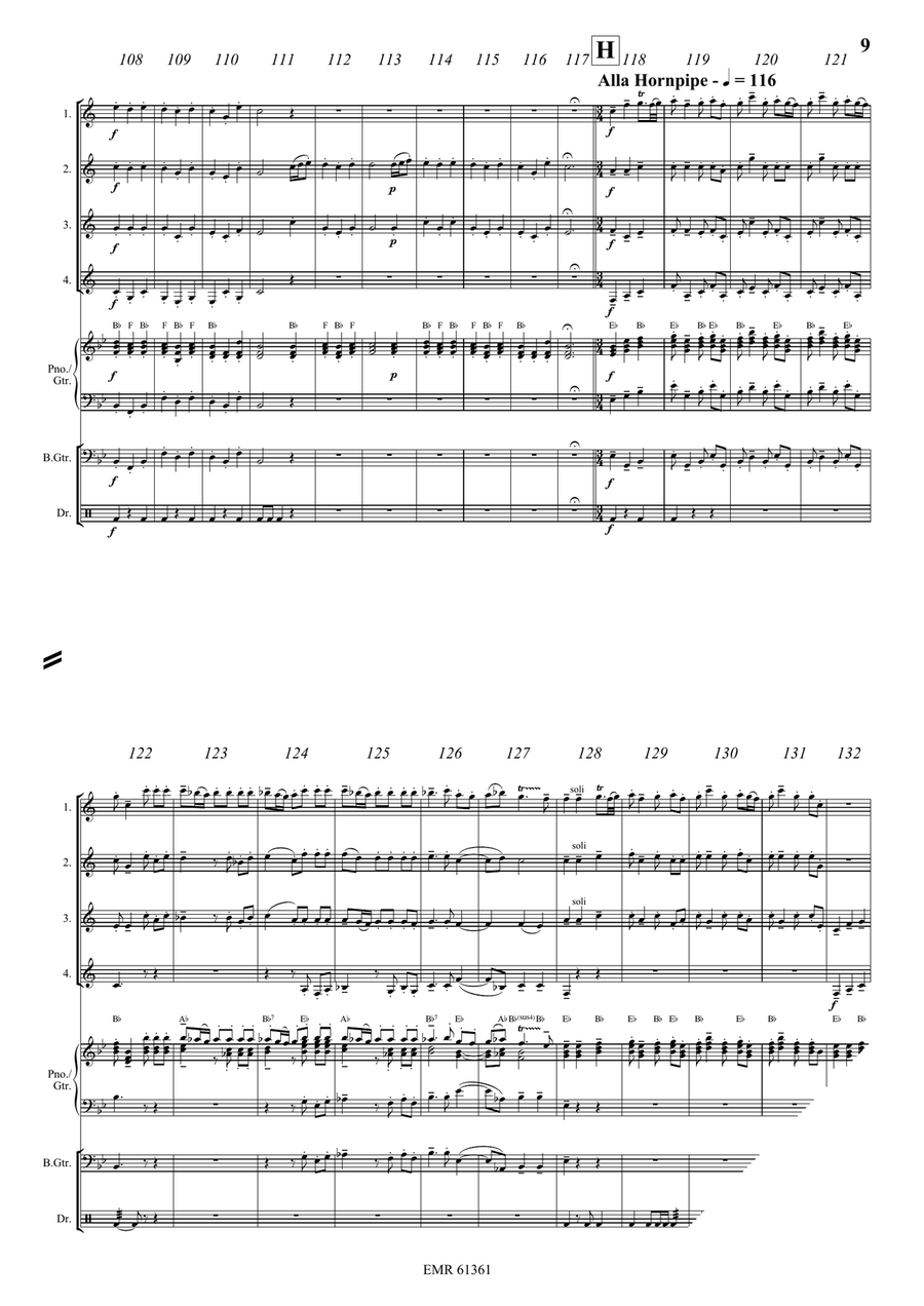 Water Music Highlights Water Music Highlights Clarinet Quartet scores gallery preview page 9