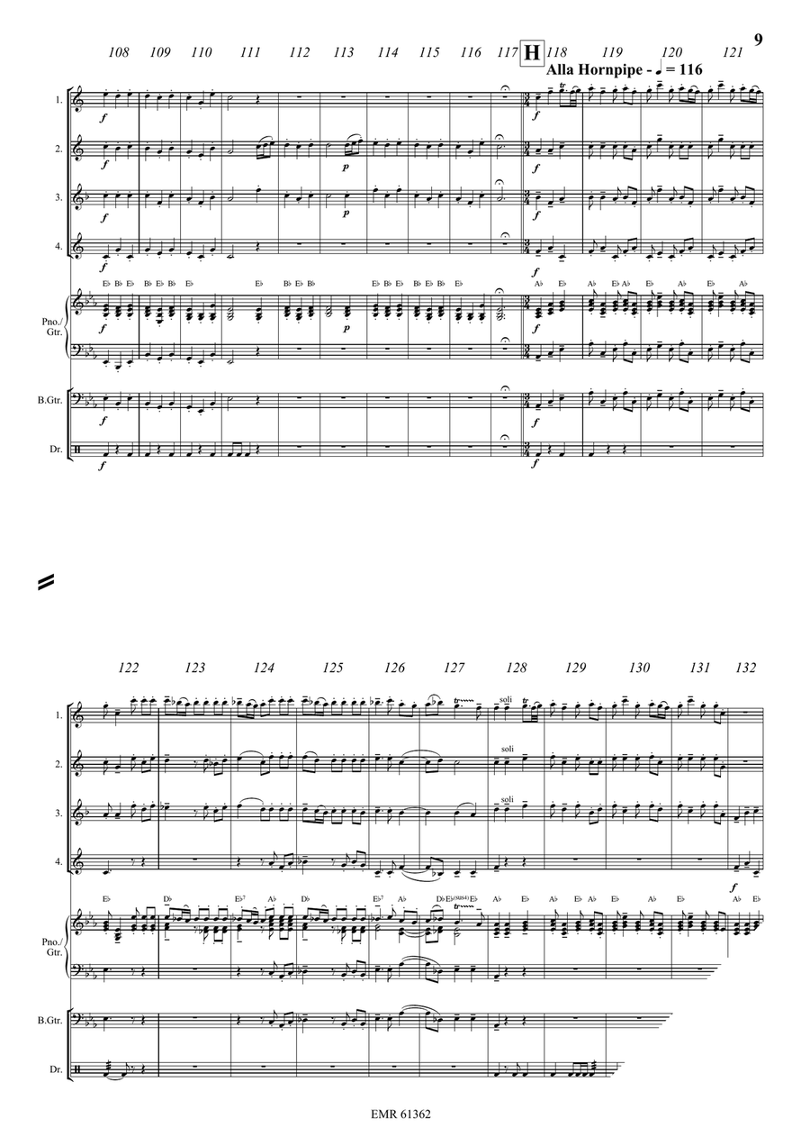 Water Music Highlights Water Music Highlights Saxophone Quartet scores gallery preview page 9