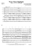 Water Music Highlights Cornet scores gallery preview page 3