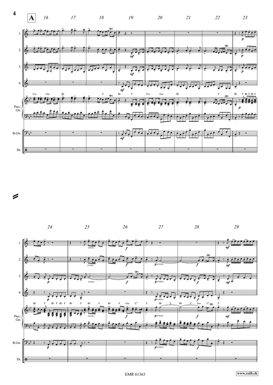 Water Music Highlights Water Music Highlights Cornet scores gallery preview page 4