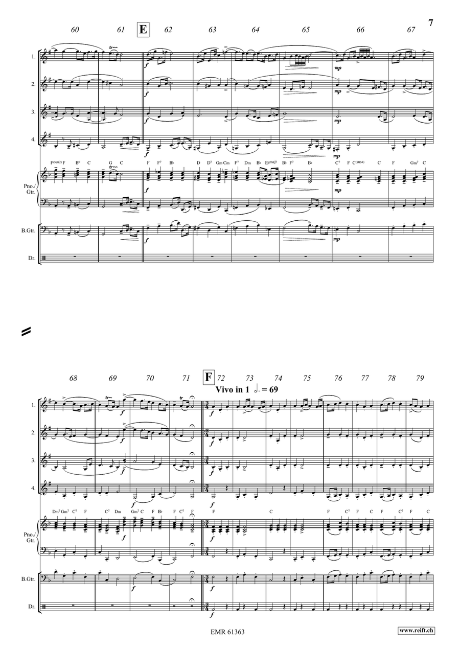 Water Music Highlights Water Music Highlights Cornet scores gallery preview page 7