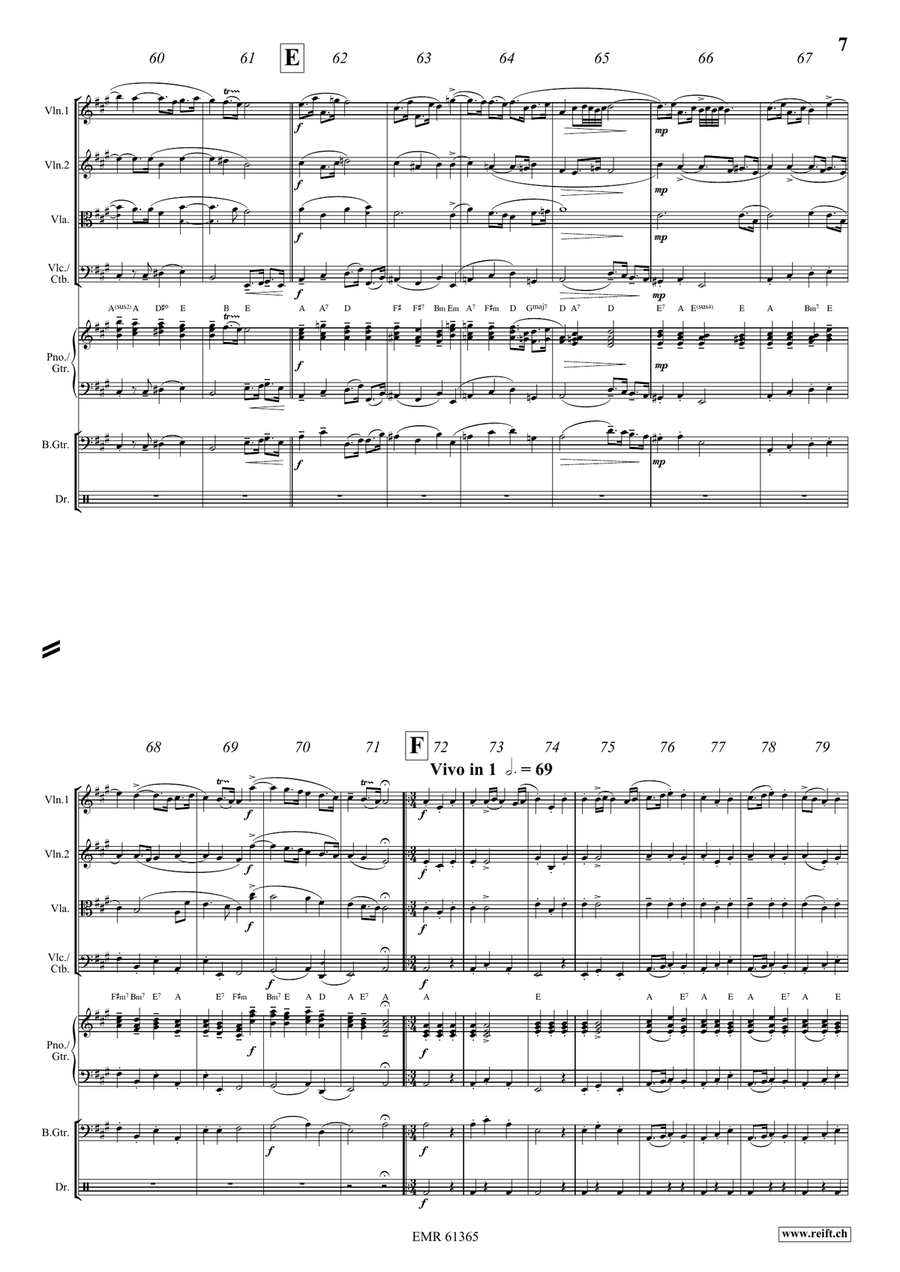 Water Music Highlights Water Music Highlights String Quartet scores gallery preview page 7