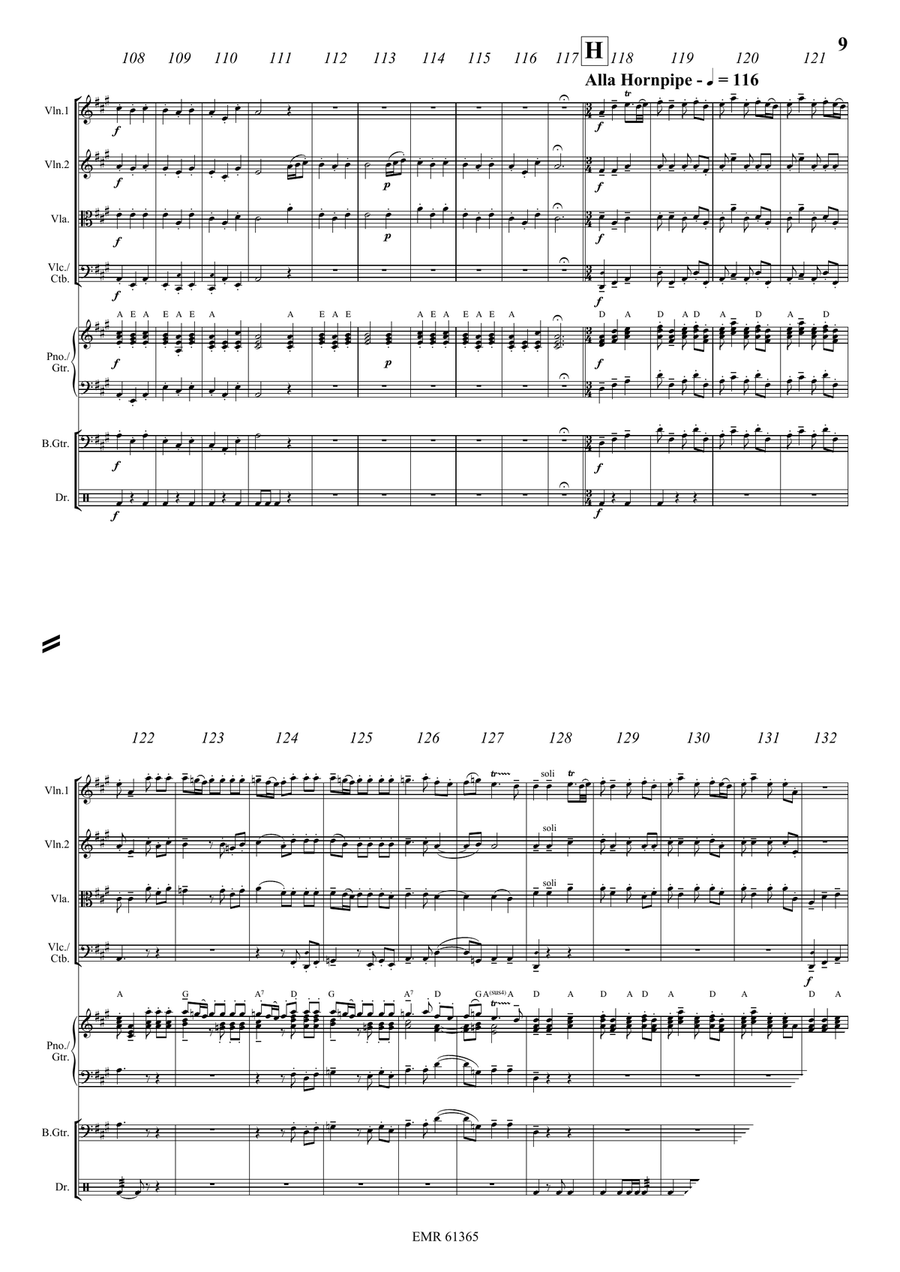 Water Music Highlights Water Music Highlights String Quartet scores gallery preview page 9
