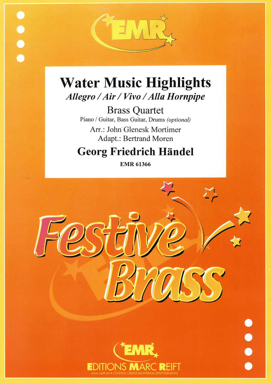 Water Music Highlights Water Music Highlights Brass Quartet scores gallery preview page 1