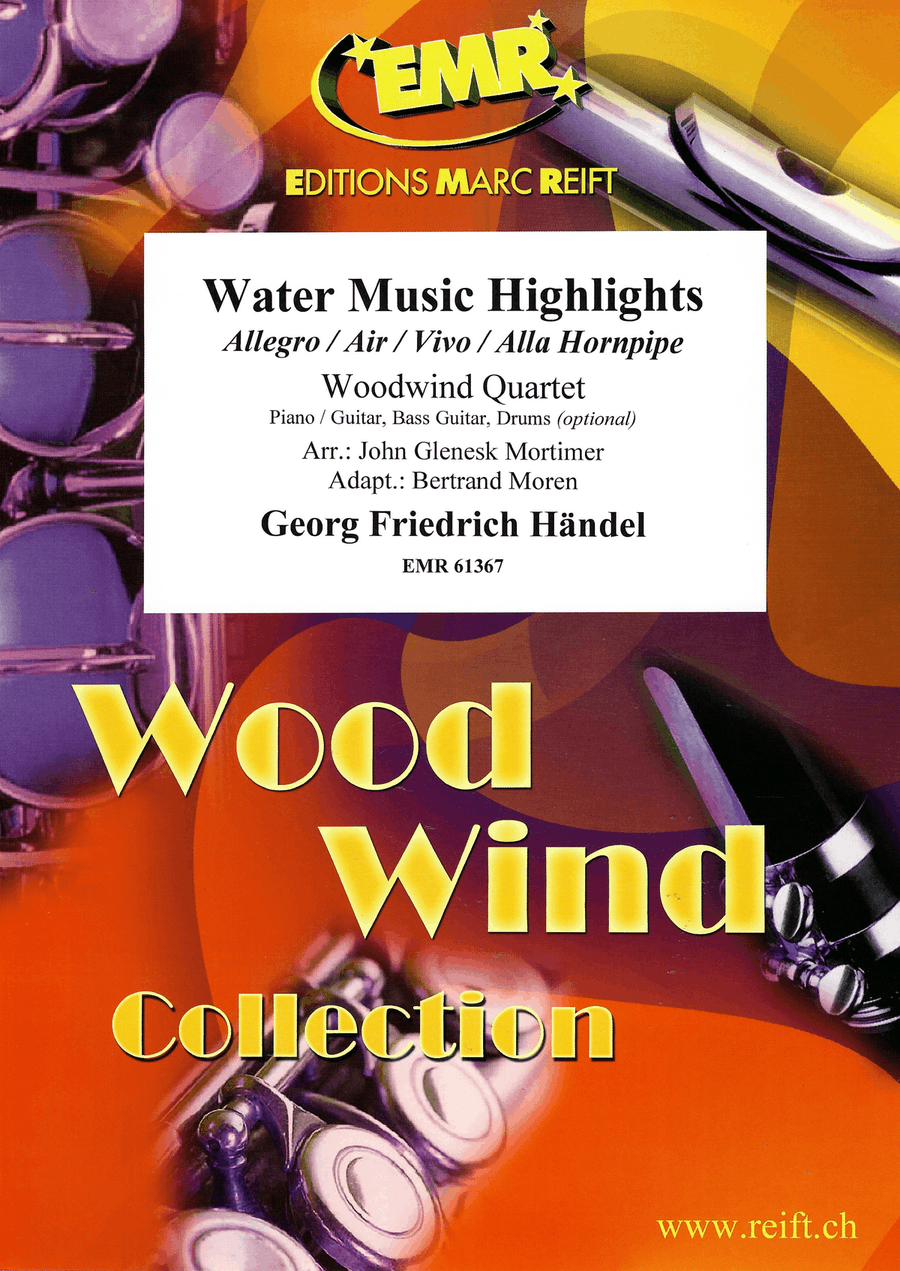 Water Music Highlights Woodwind Quartet scores gallery preview page 1