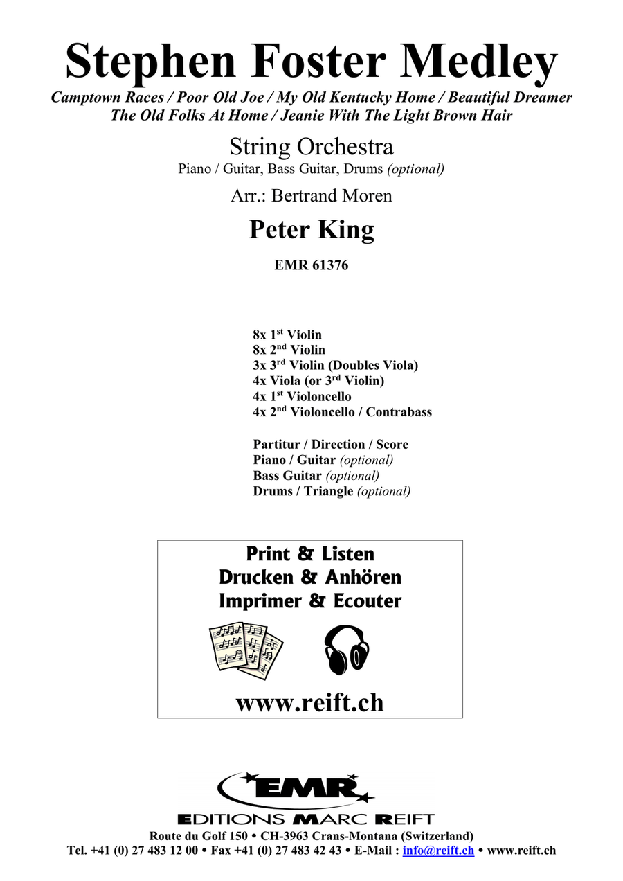 Stephen Foster Medley Stephen Foster Medley String Orchestra scores gallery preview page 2