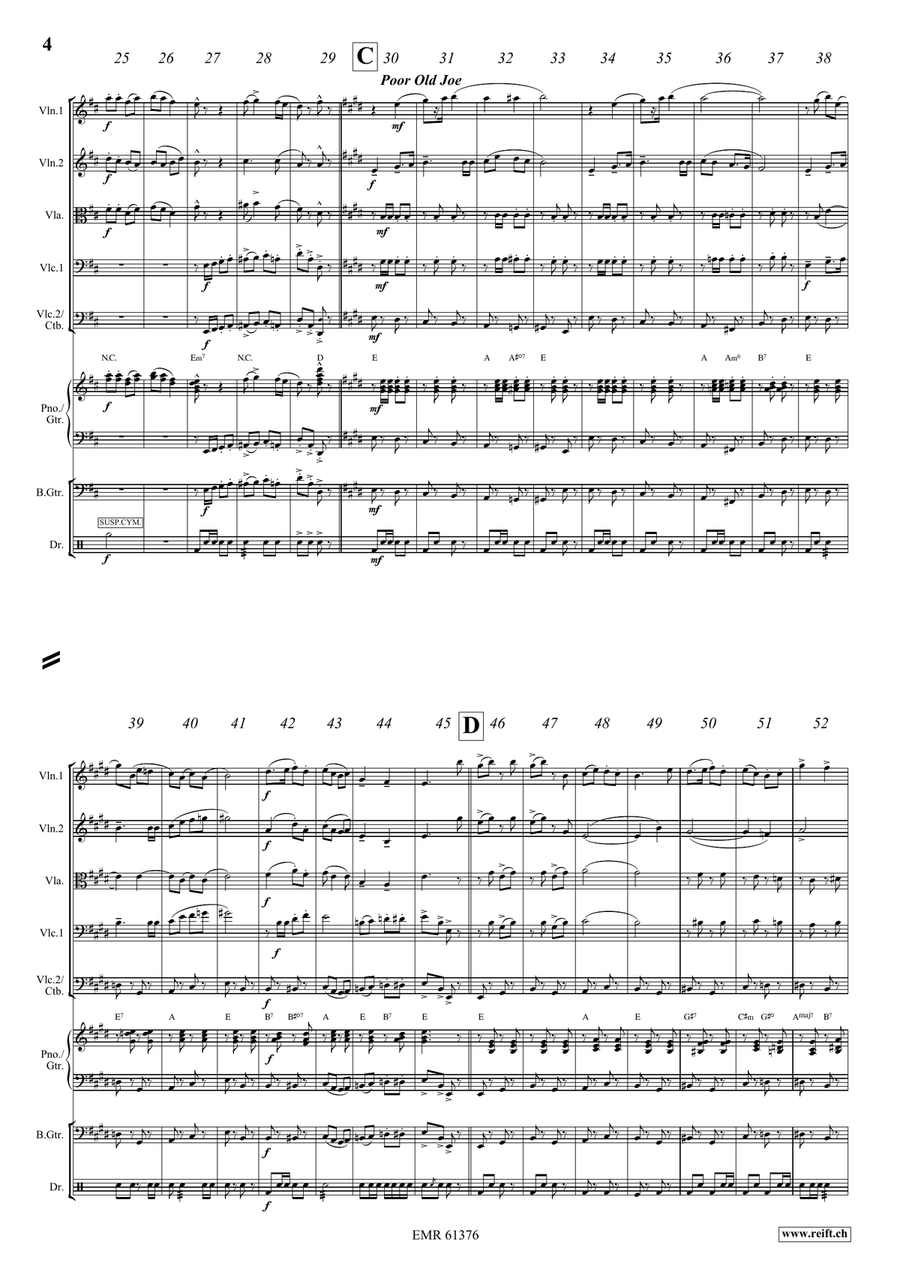 Stephen Foster Medley Stephen Foster Medley String Orchestra scores gallery preview page 4
