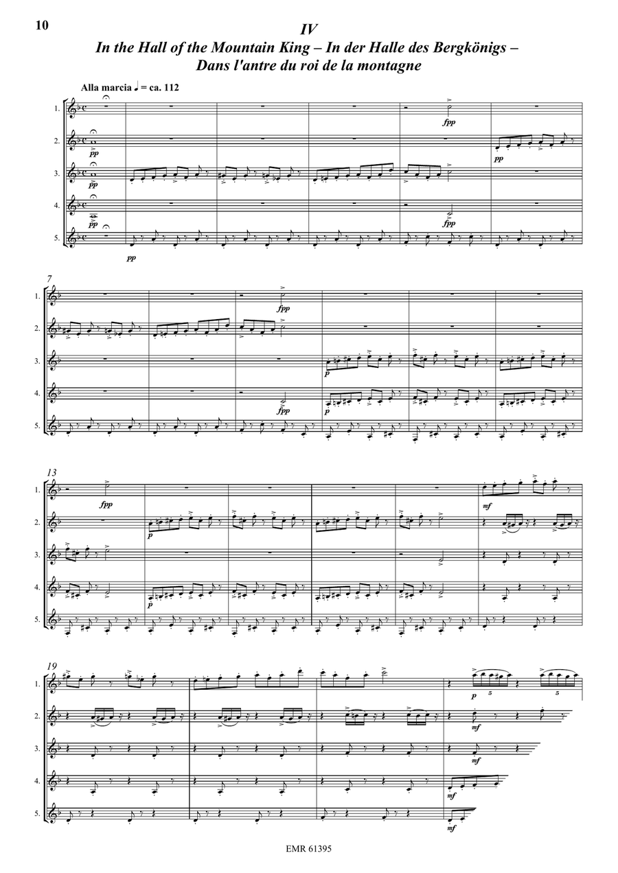 Peer Gynt Peer Gynt Clarinet Quintet scores gallery preview page 5