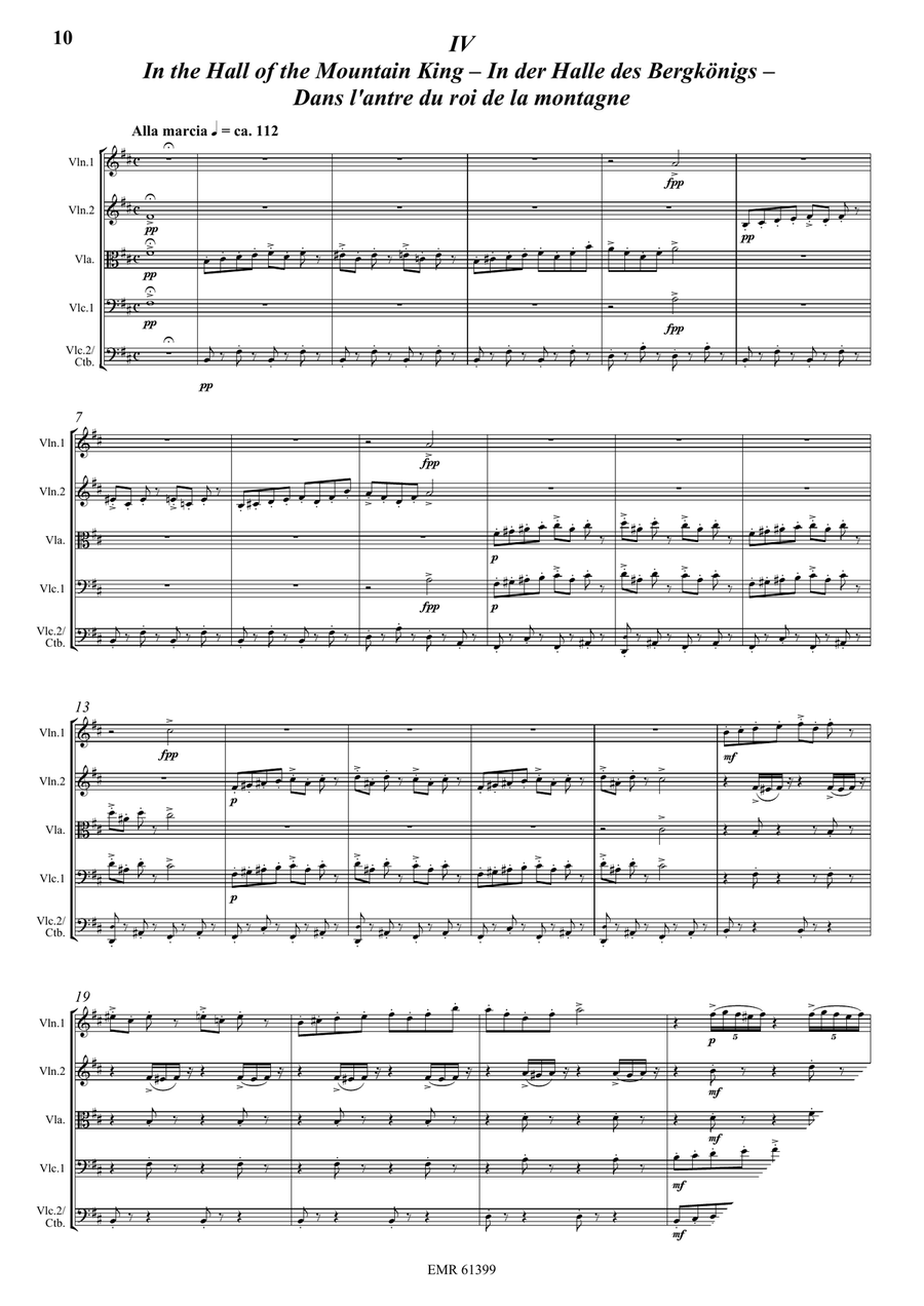 Peer Gynt Peer Gynt String Quintet scores gallery preview page 5