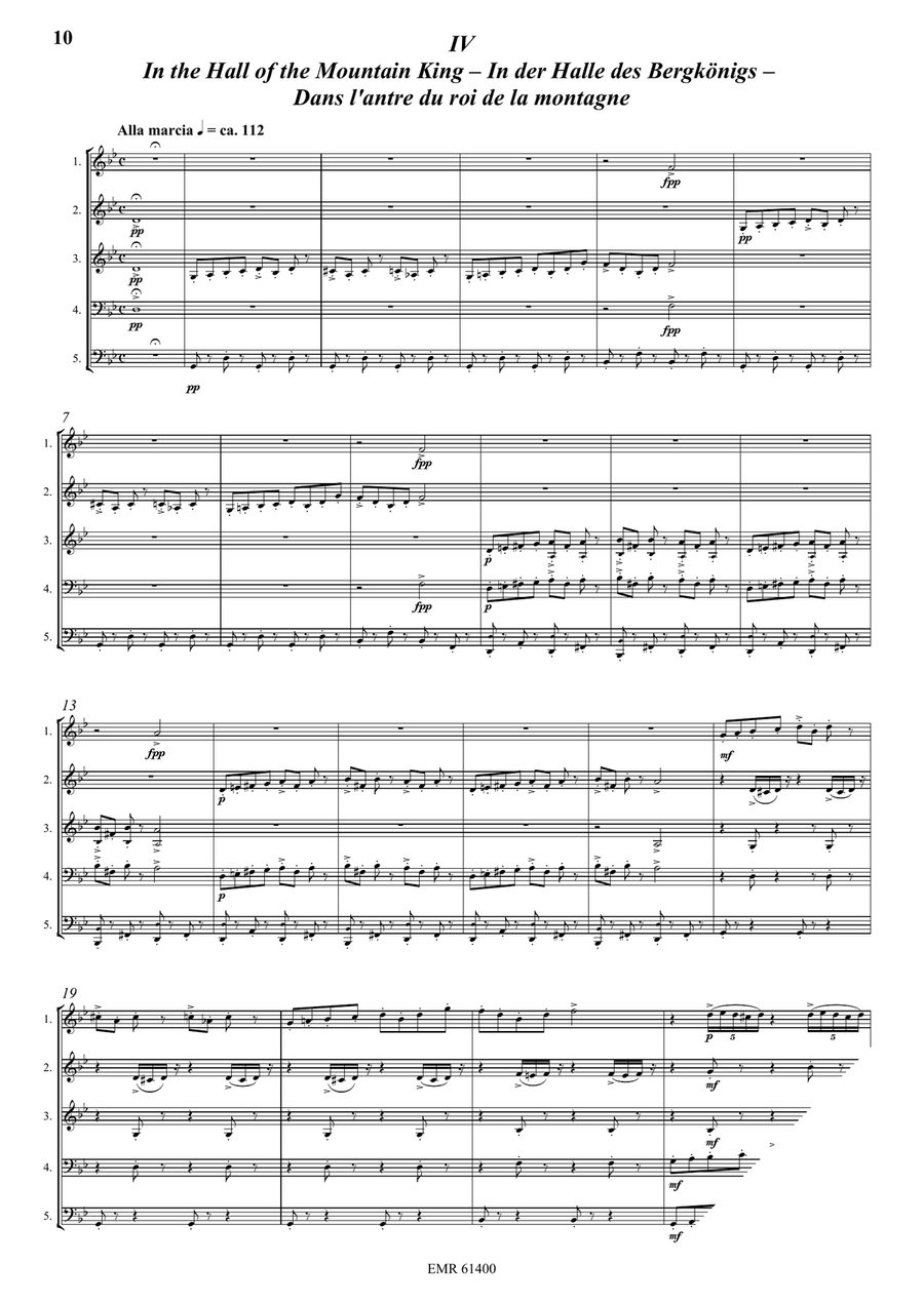 Peer Gynt Peer Gynt Woodwind Quintet scores gallery preview page 5