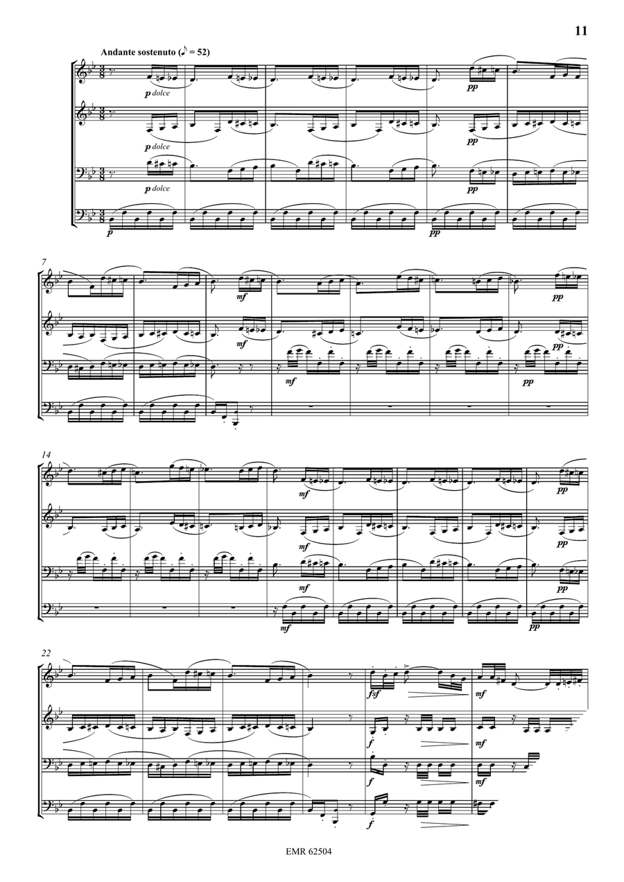 Quartet No. 1 Quartet No. 1 Score scores gallery preview page 4