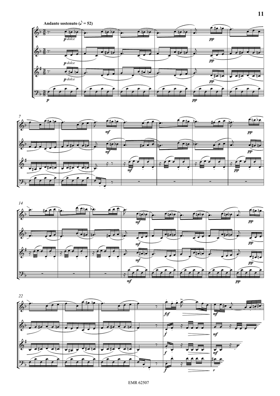 Quartet No. 1 Quartet No. 1 Woodwind Quartet scores gallery preview page 4