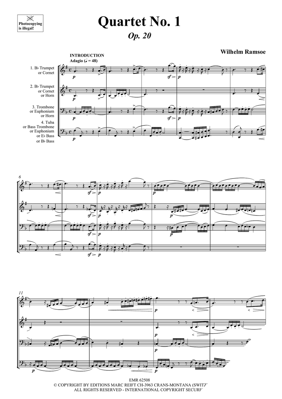 Quartet No. 1 Quartet No. 1 Brass Quartet scores gallery preview page 3