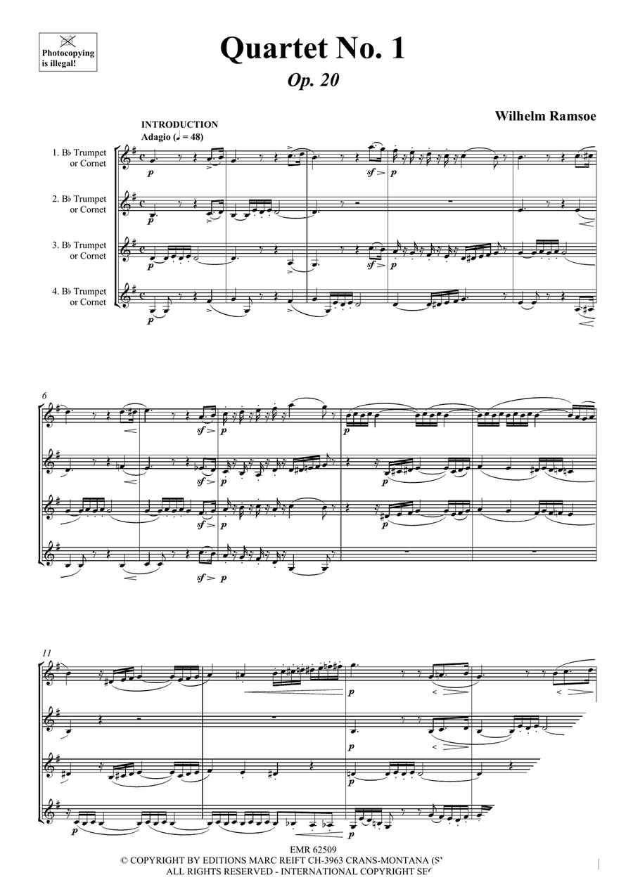 Quartet No. 1 Quartet No. 1 Cornet scores gallery preview page 3