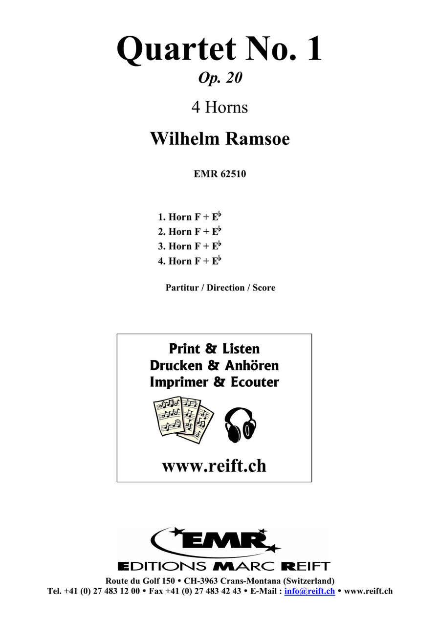 Quartet No. 1 Quartet No. 1 Horn scores gallery preview page 2
