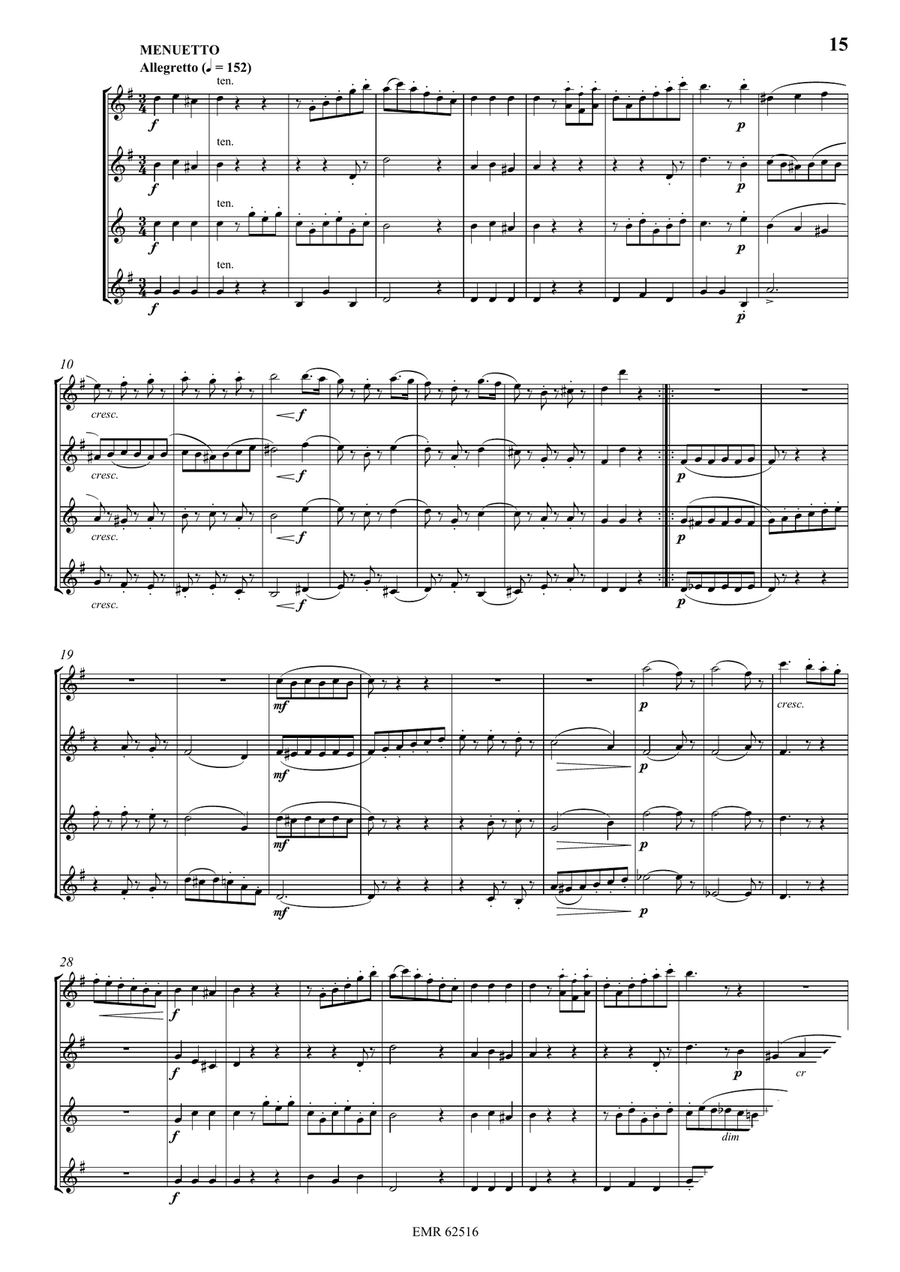 Quartet No. 2 Quartet No. 2 Saxophone Quartet scores gallery preview page 5