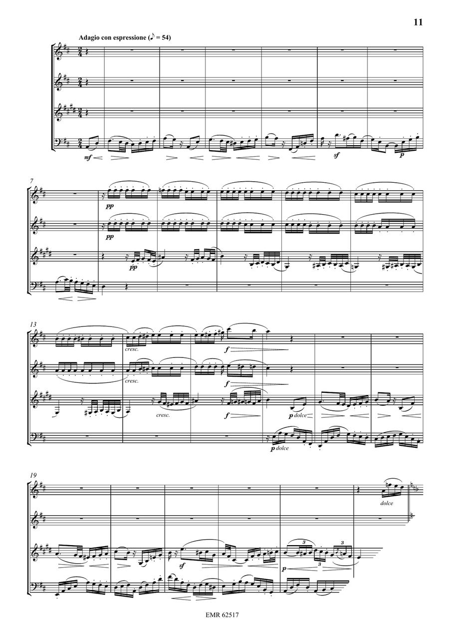 Quartet No. 2 Quartet No. 2 Woodwind Quartet scores gallery preview page 4