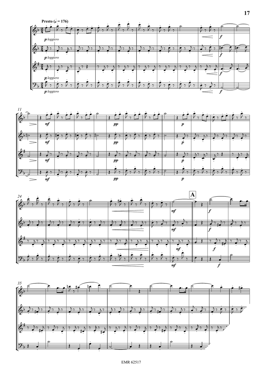 Quartet No. 2 Quartet No. 2 Woodwind Quartet scores gallery preview page 6