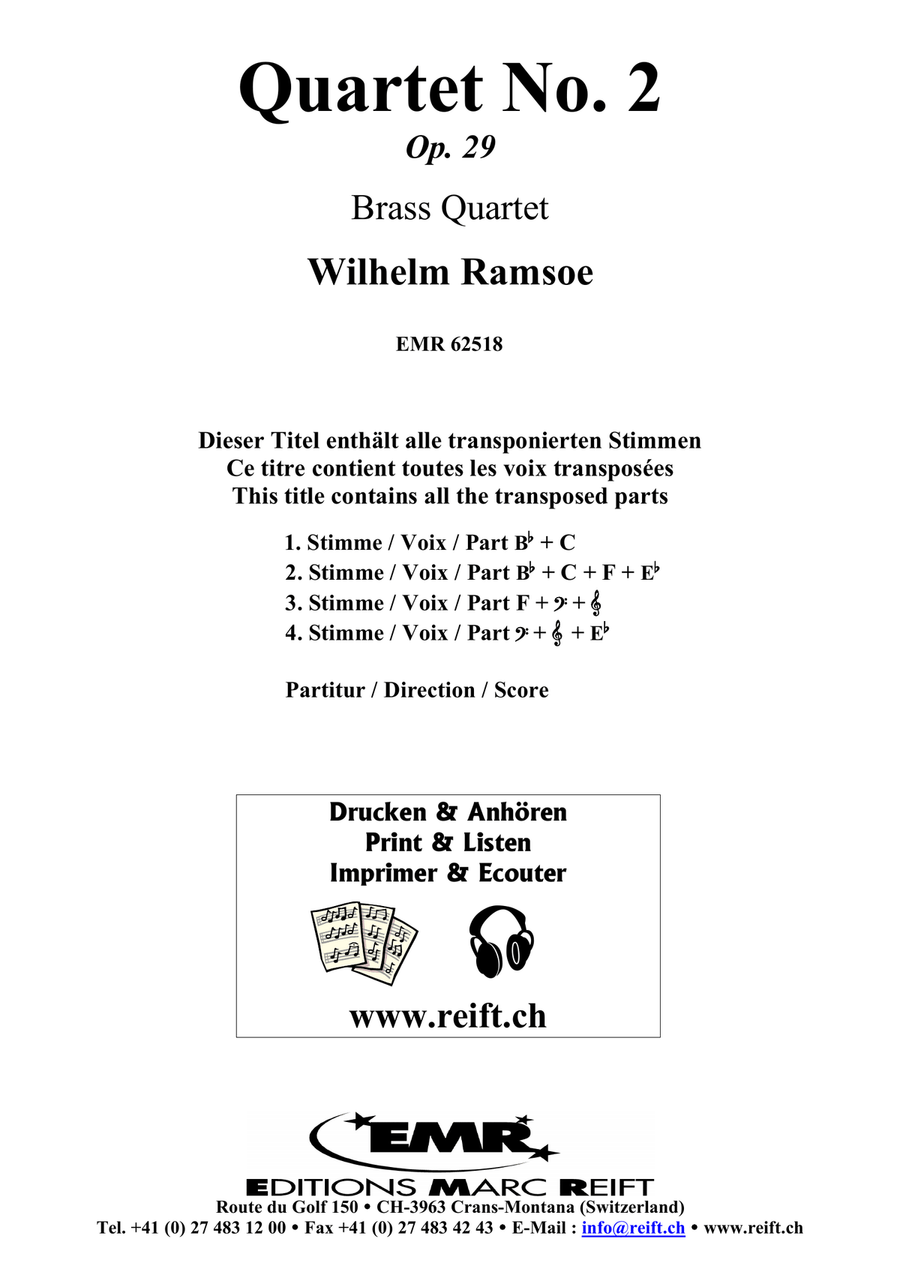 Quartet No. 2 Quartet No. 2 Brass Quartet scores gallery preview page 2