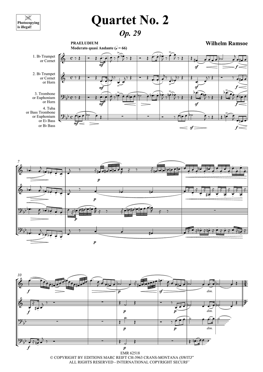 Quartet No. 2 Quartet No. 2 Brass Quartet scores gallery preview page 3
