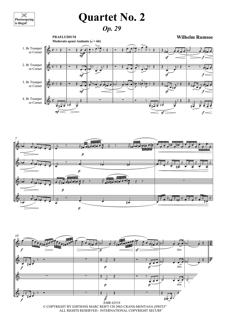 Quartet No. 2 Quartet No. 2 Cornet scores gallery preview page 3