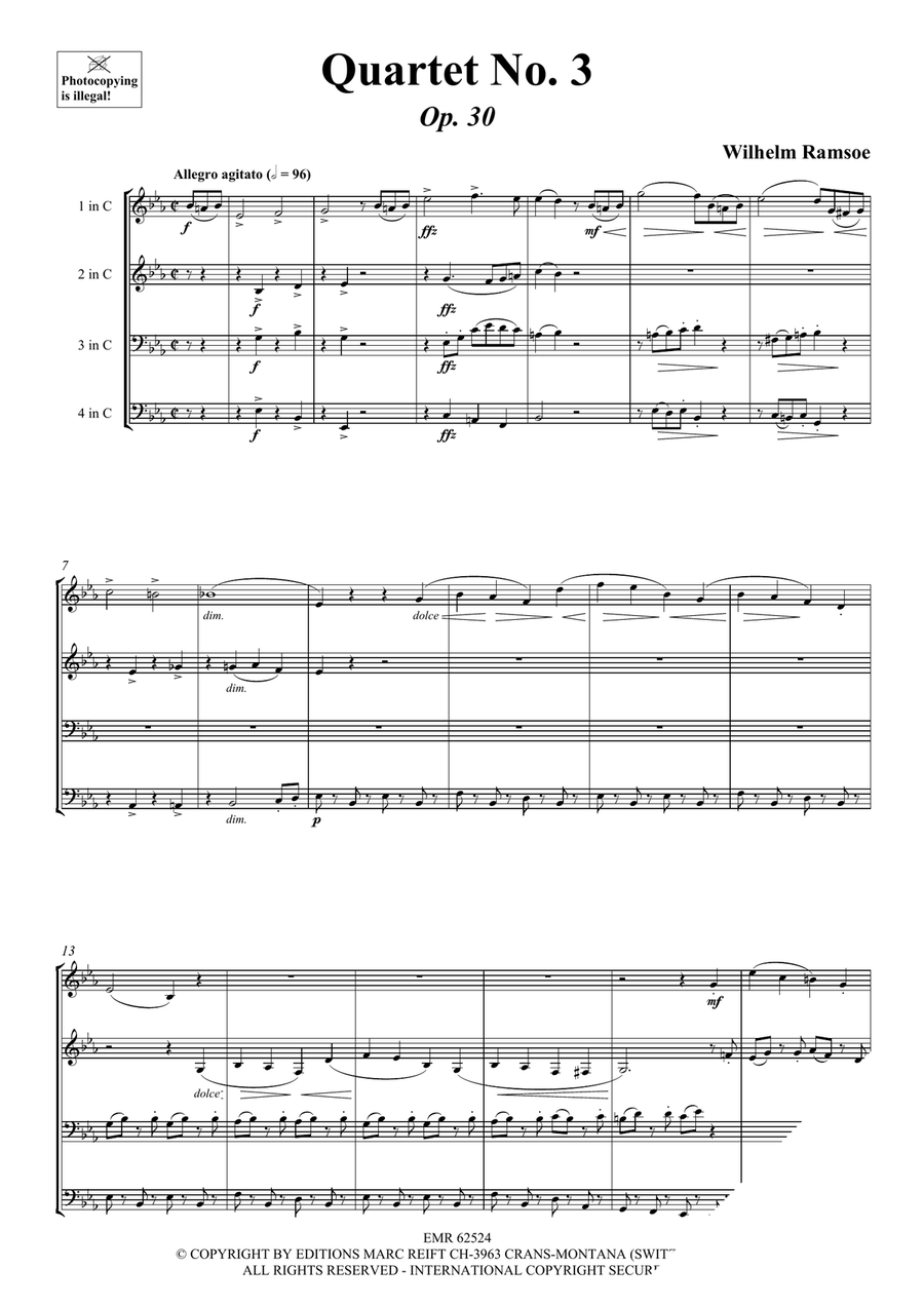Quartet No. 3 Quartet No. 3 Score scores gallery preview page 3