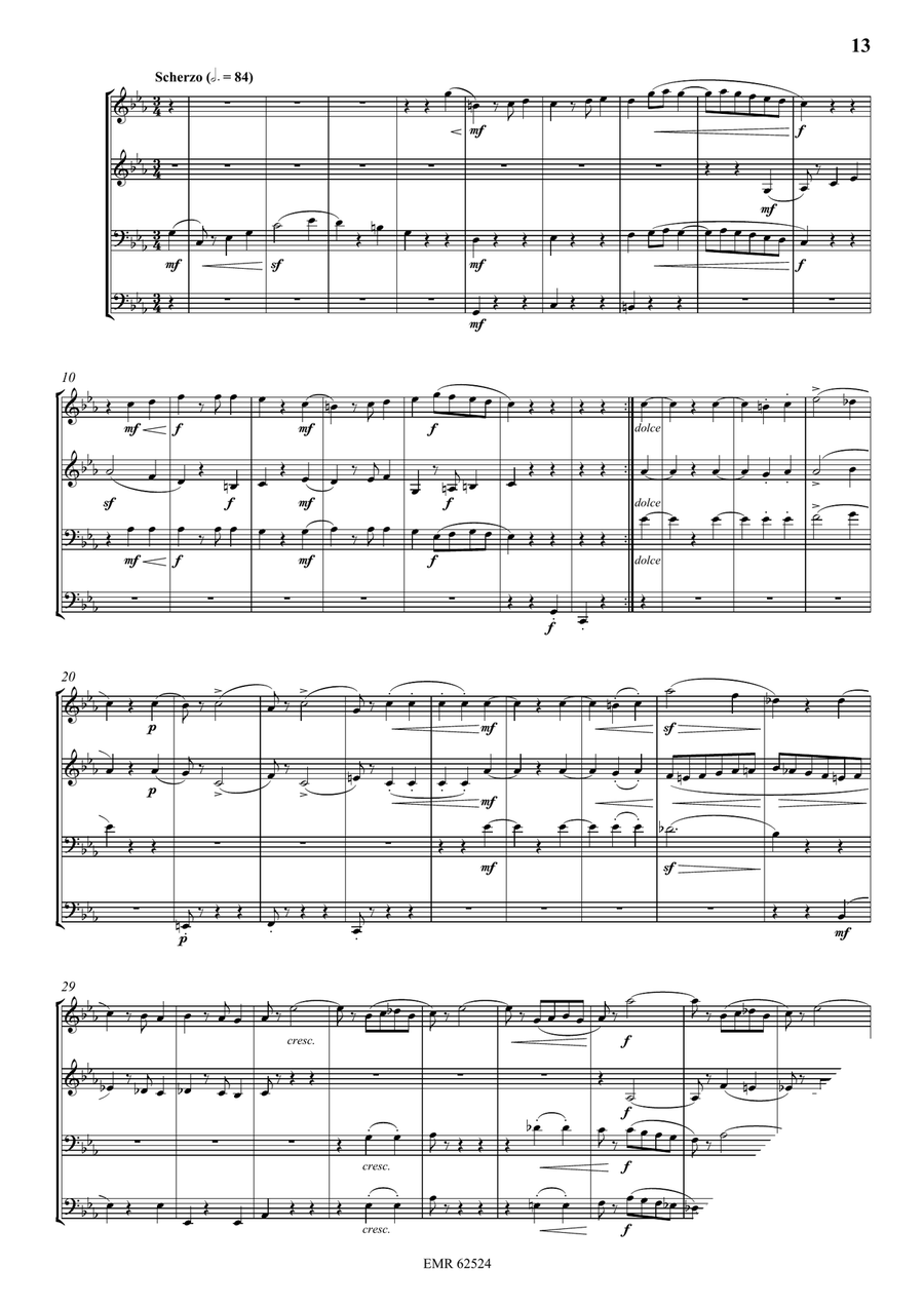 Quartet No. 3 Quartet No. 3 Score scores gallery preview page 4