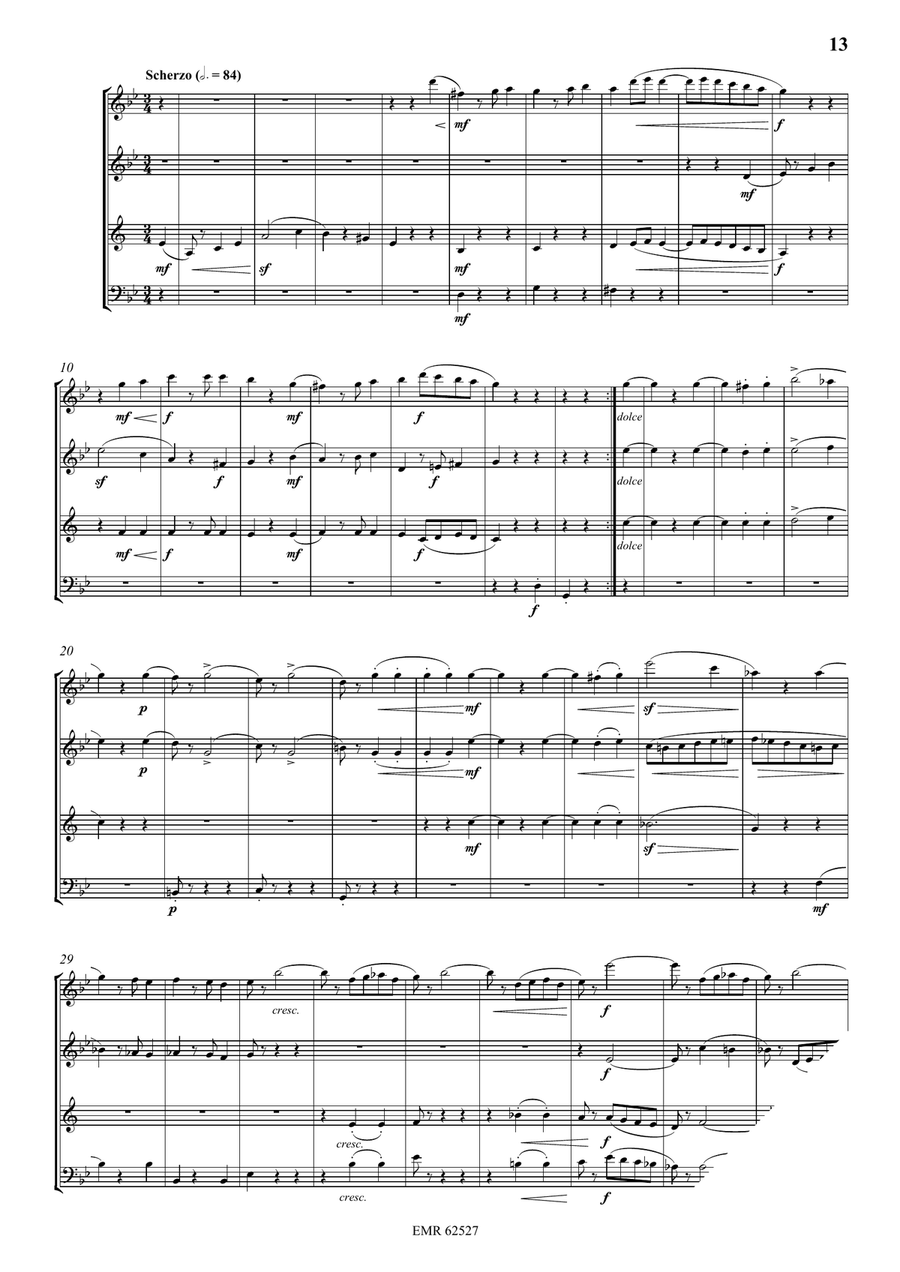 Quartet No. 3 Quartet No. 3 Woodwind Quartet scores gallery preview page 4