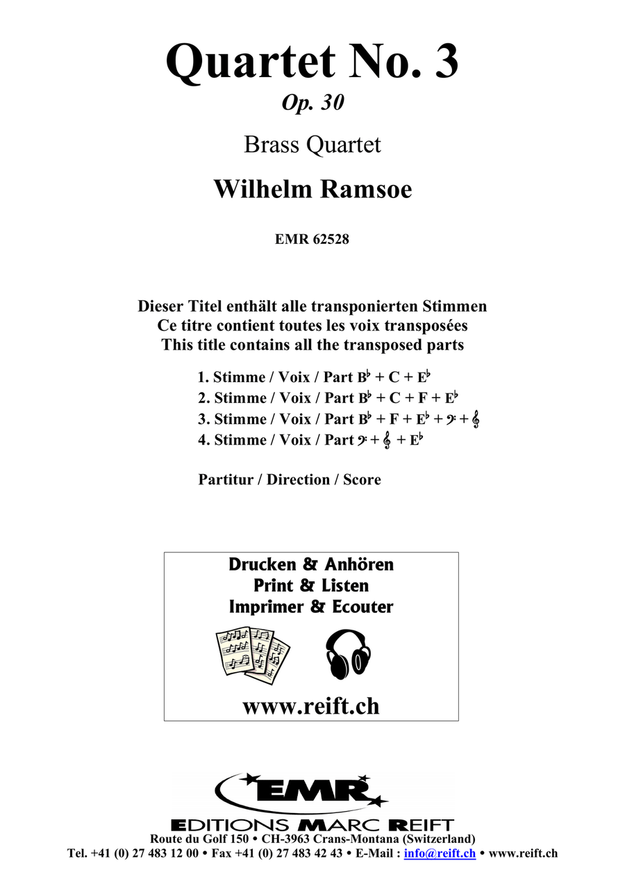 Quartet No. 3 Quartet No. 3 Brass Quartet scores gallery preview page 2