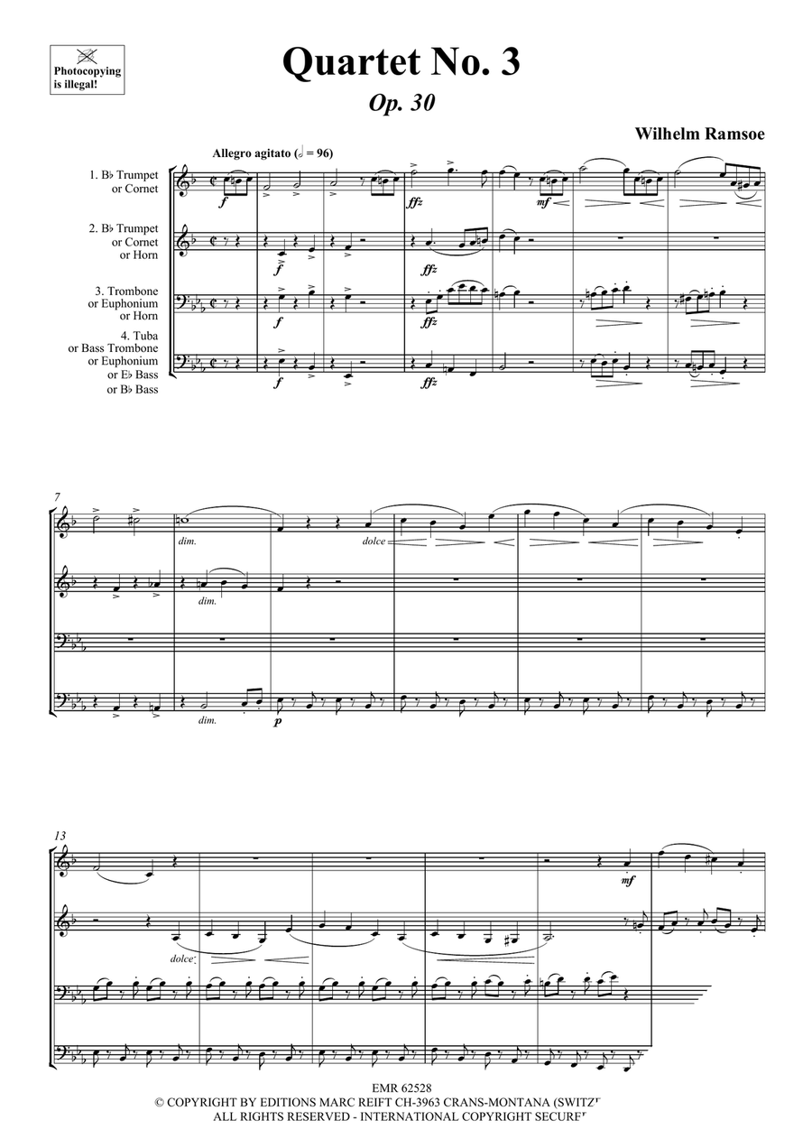 Quartet No. 3 Quartet No. 3 Brass Quartet scores gallery preview page 3