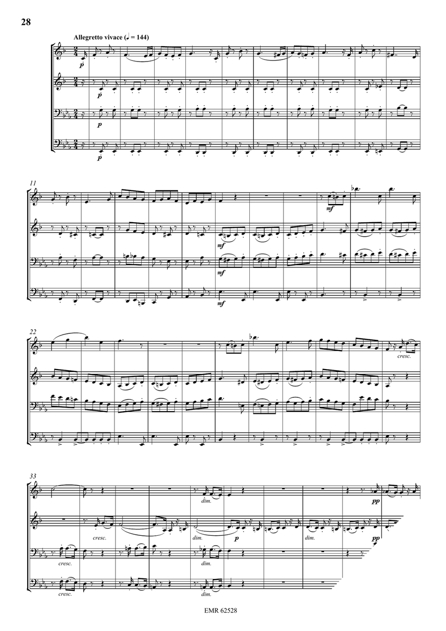 Quartet No. 3 Quartet No. 3 Brass Quartet scores gallery preview page 6