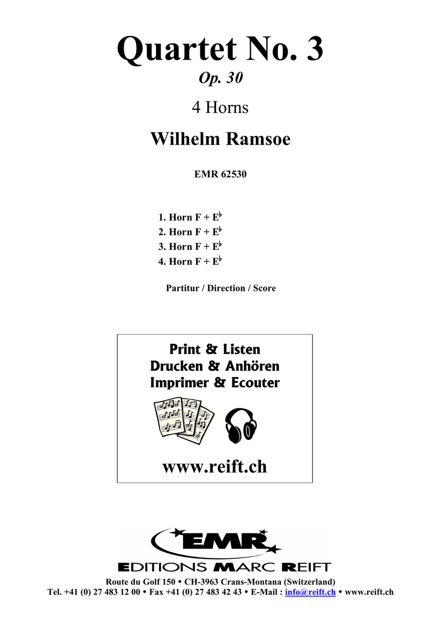Quartet No. 3 Quartet No. 3 Horn scores gallery preview page 2