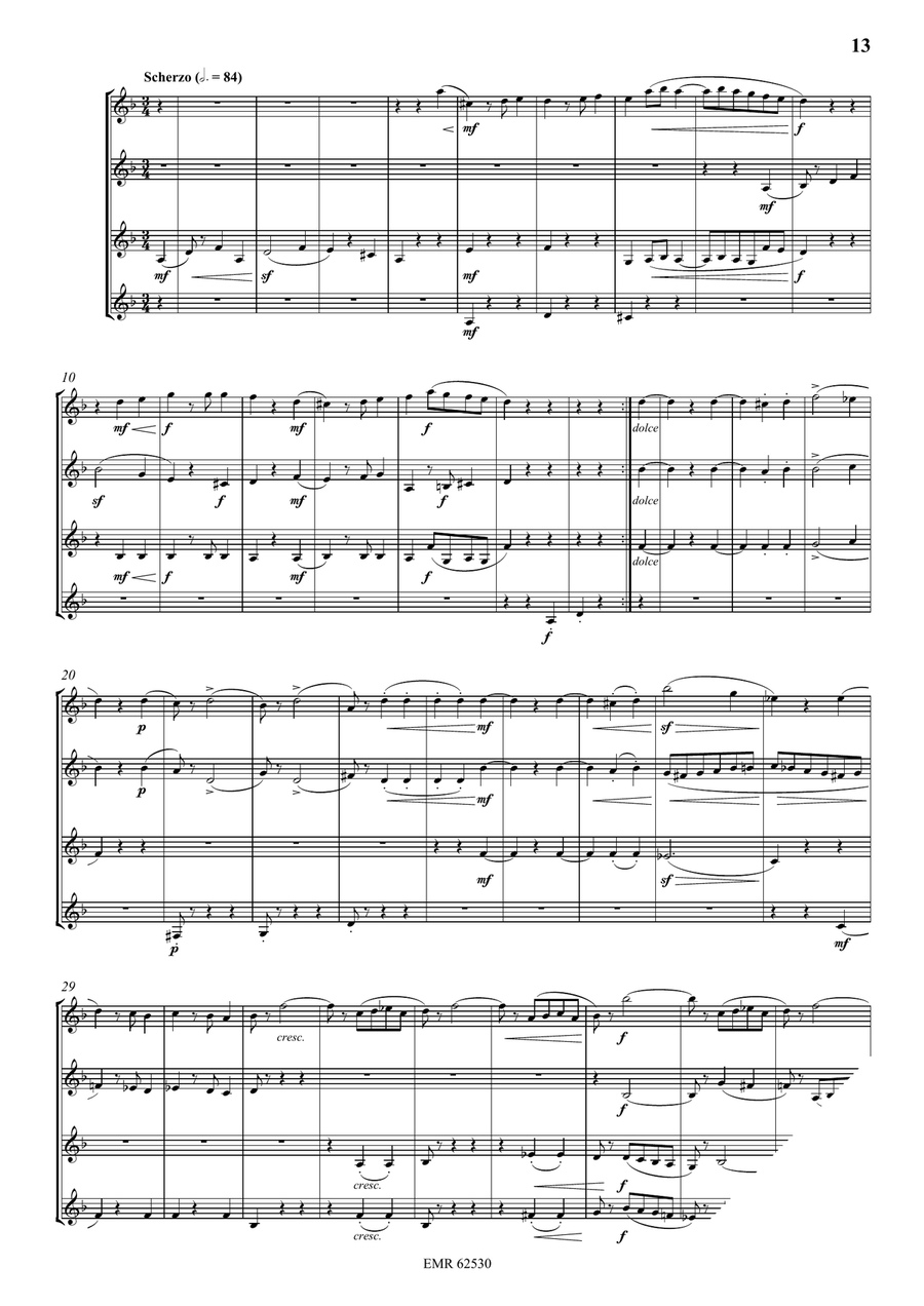 Quartet No. 3 Quartet No. 3 Horn scores gallery preview page 4
