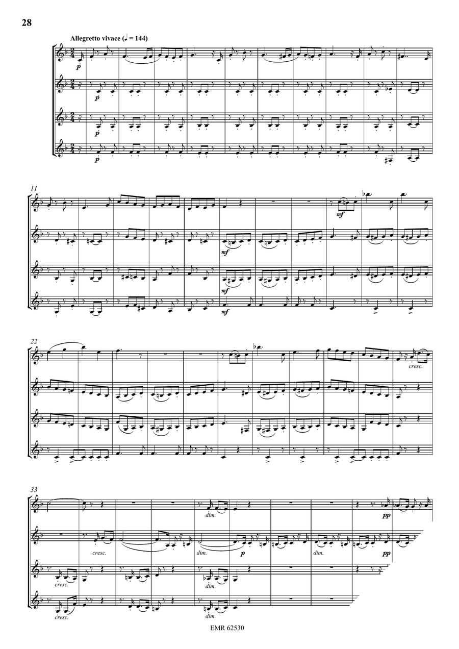 Quartet No. 3 Quartet No. 3 Horn scores gallery preview page 6