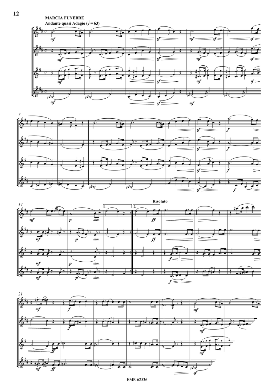 Quartet No. 4 Quartet No. 4 Saxophone Quartet scores gallery preview page 4