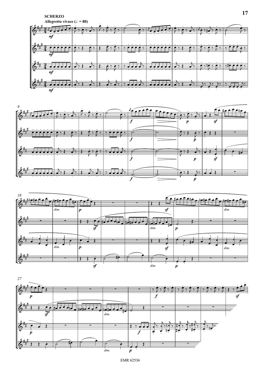 Quartet No. 4 Quartet No. 4 Saxophone Quartet scores gallery preview page 5