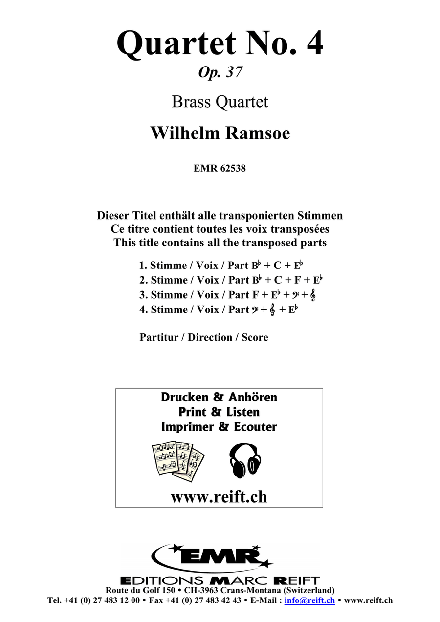 Quartet No. 4 Quartet No. 4 Brass Quartet scores gallery preview page 2