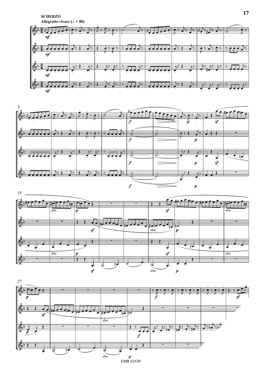 Quartet No. 4 Quartet No. 4 Cornet scores gallery preview page 5