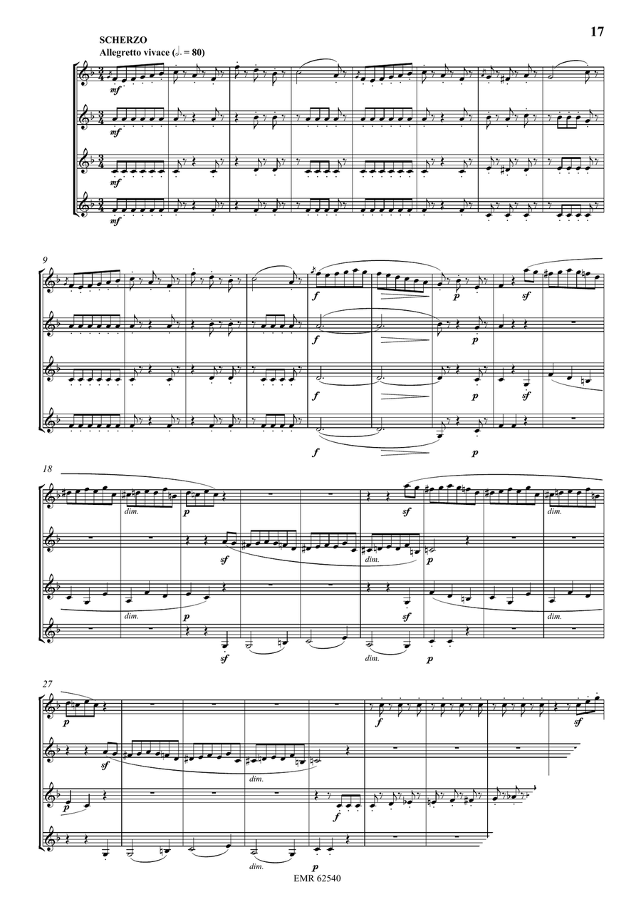 Quartet No. 4 Quartet No. 4 Horn scores gallery preview page 5