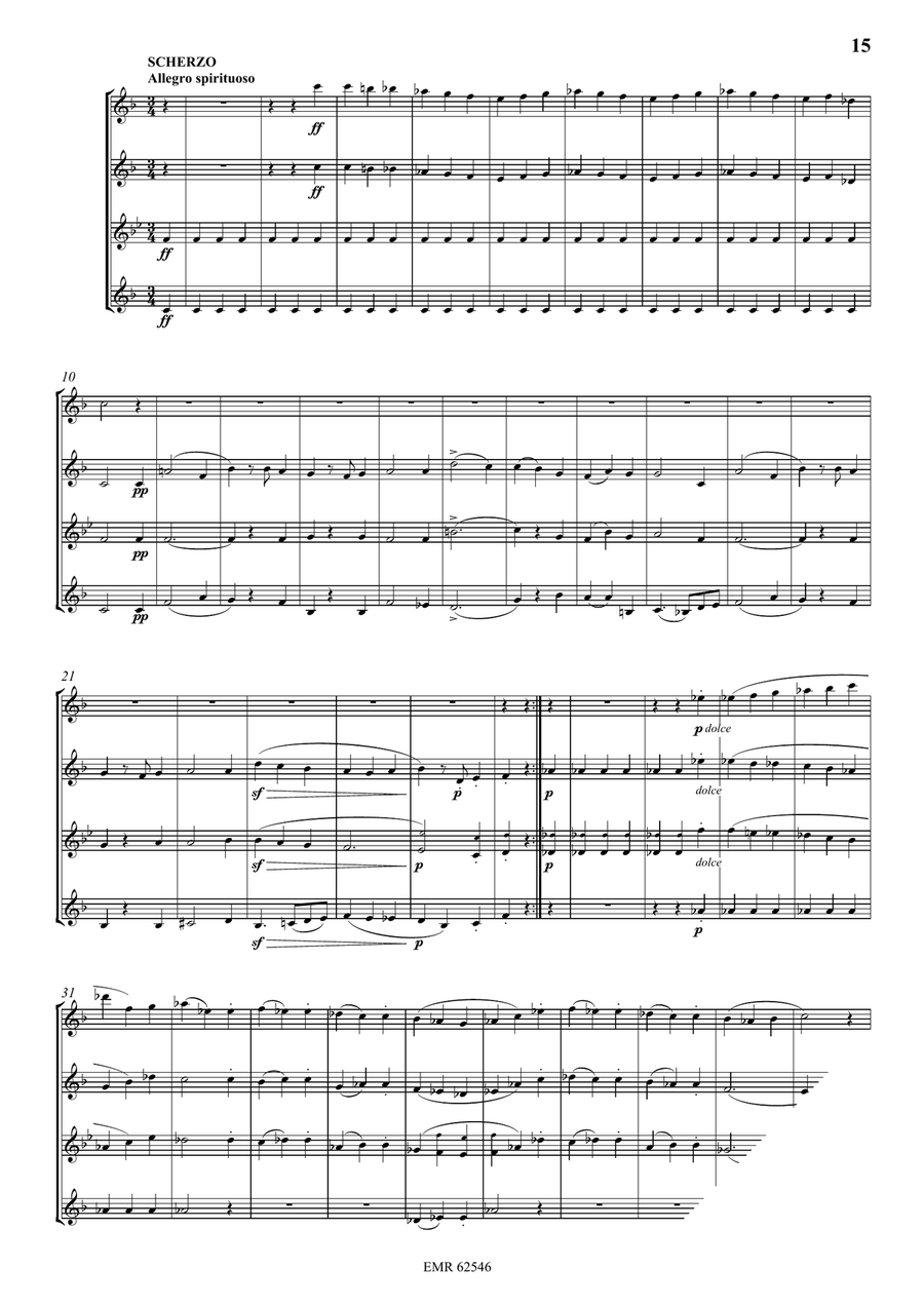 Quartet No. 5 Quartet No. 5 Saxophone Quartet scores gallery preview page 5