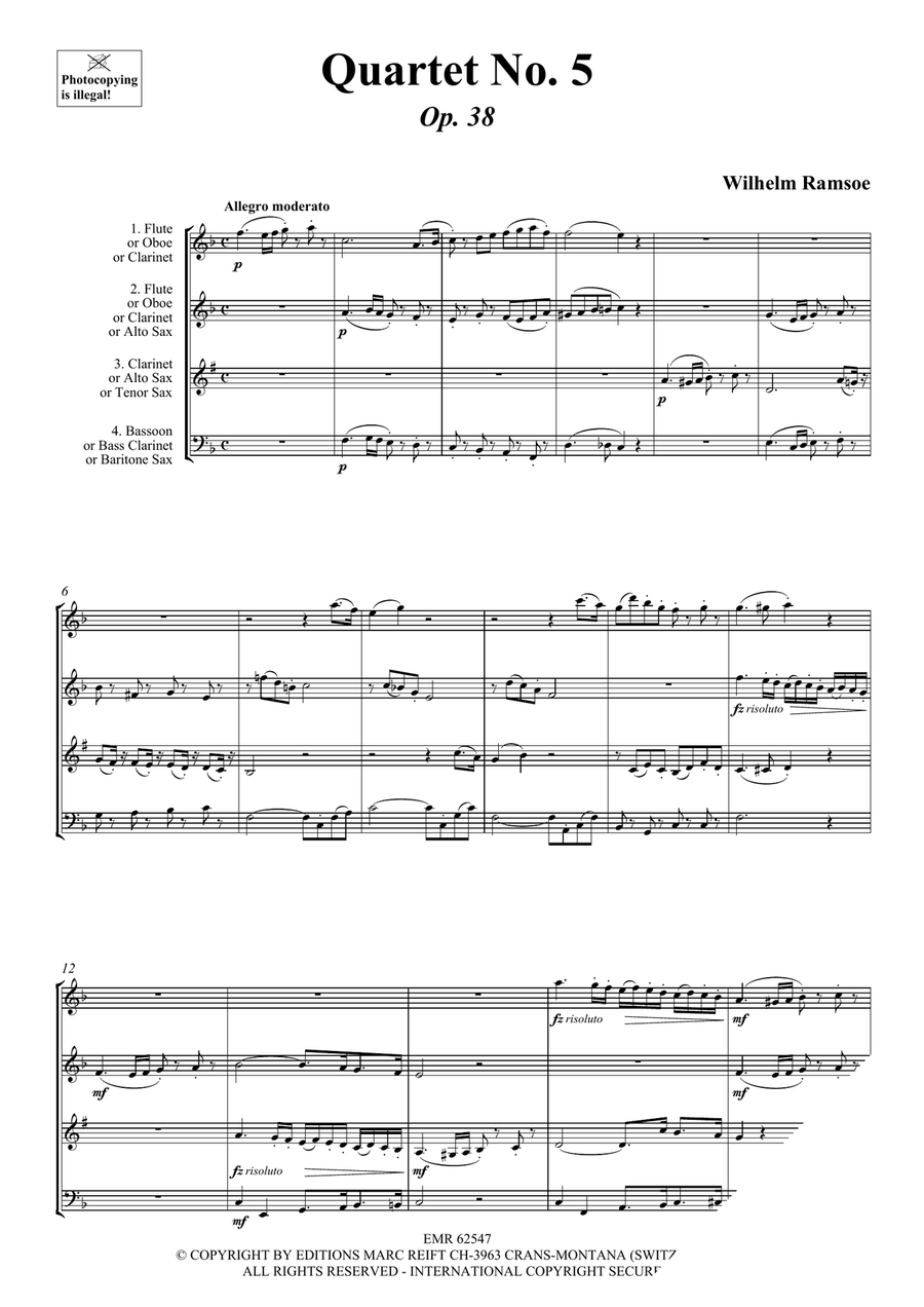Quartet No. 5 Quartet No. 5 Woodwind Quartet scores gallery preview page 3