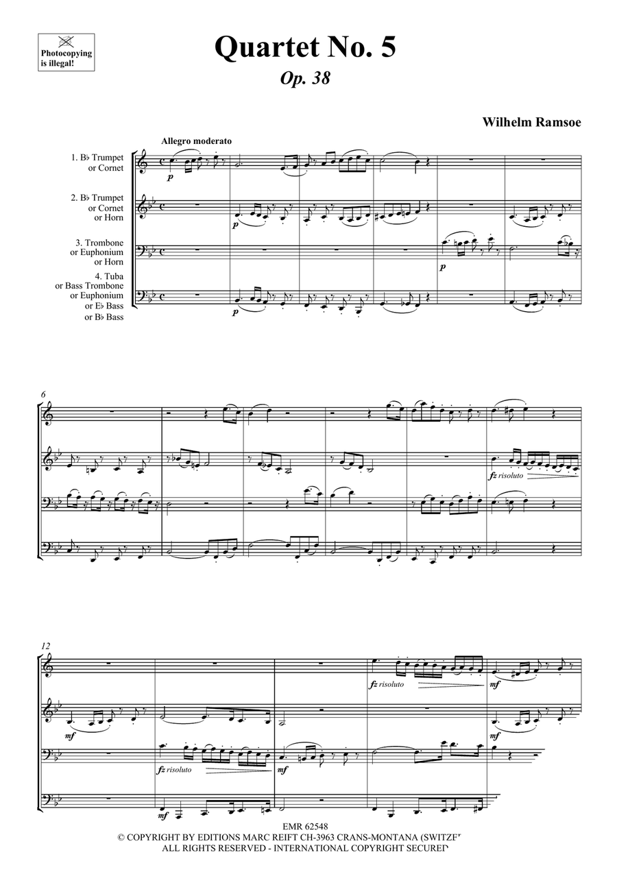 Quartet No. 5 Quartet No. 5 Brass Quartet scores gallery preview page 3