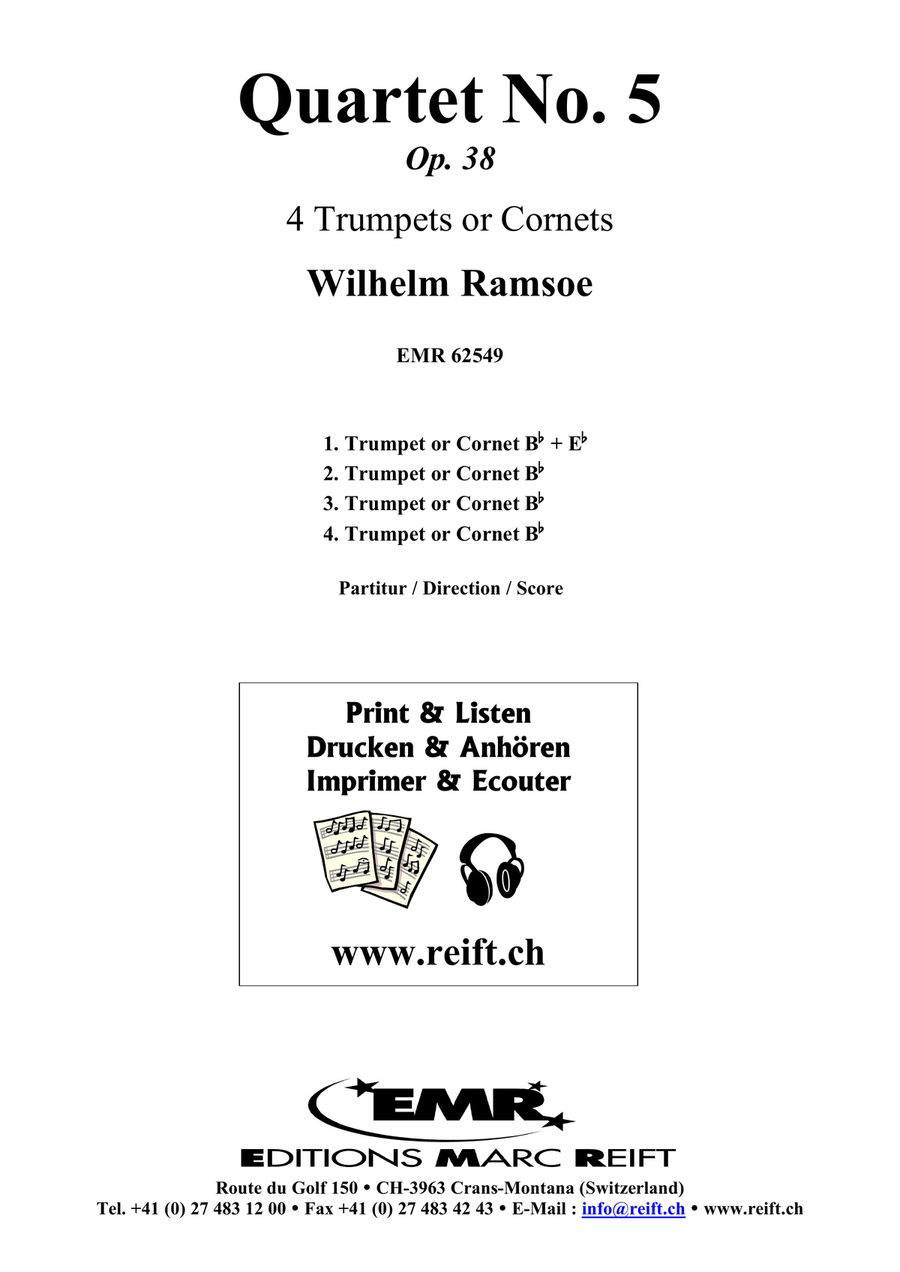 Quartet No. 5 Quartet No. 5 Cornet scores gallery preview page 2