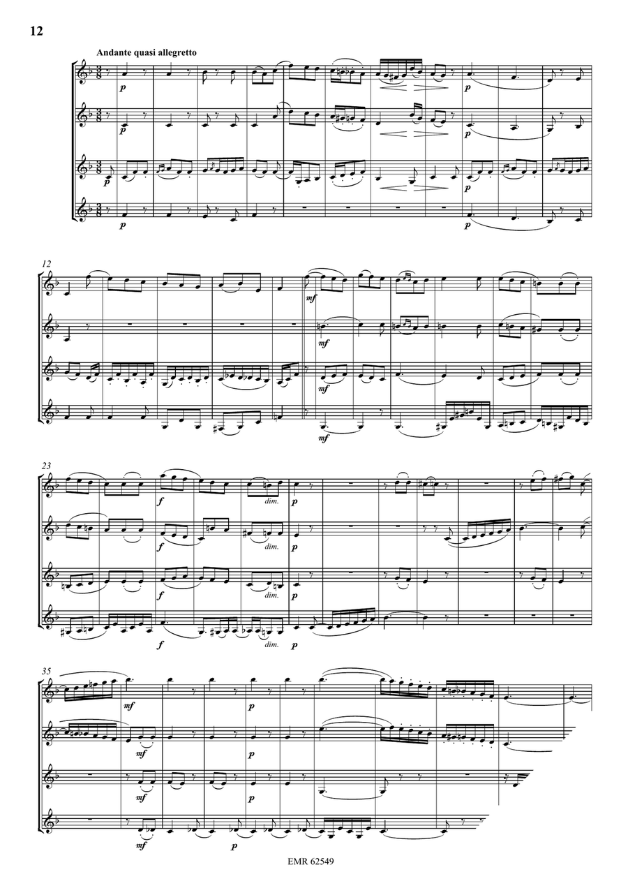 Quartet No. 5 Quartet No. 5 Cornet scores gallery preview page 4
