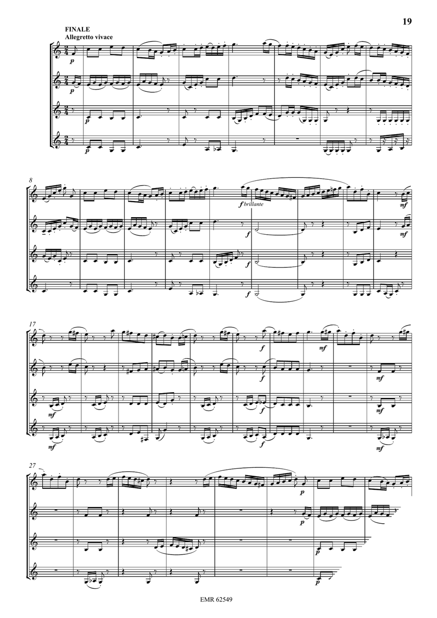 Quartet No. 5 Quartet No. 5 Cornet scores gallery preview page 6