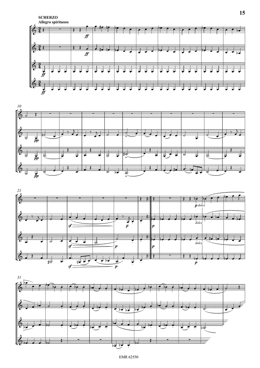 Quartet No. 5 Quartet No. 5 Horn scores gallery preview page 5